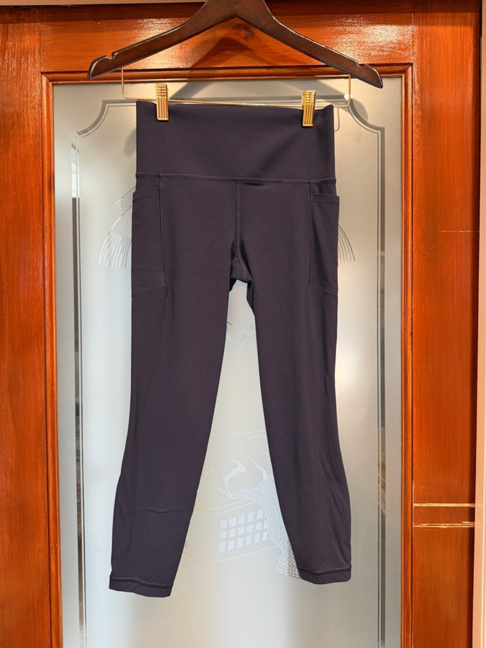 Athleta Salutation Stash 7/8 Pocket Legging Navy XS Petite